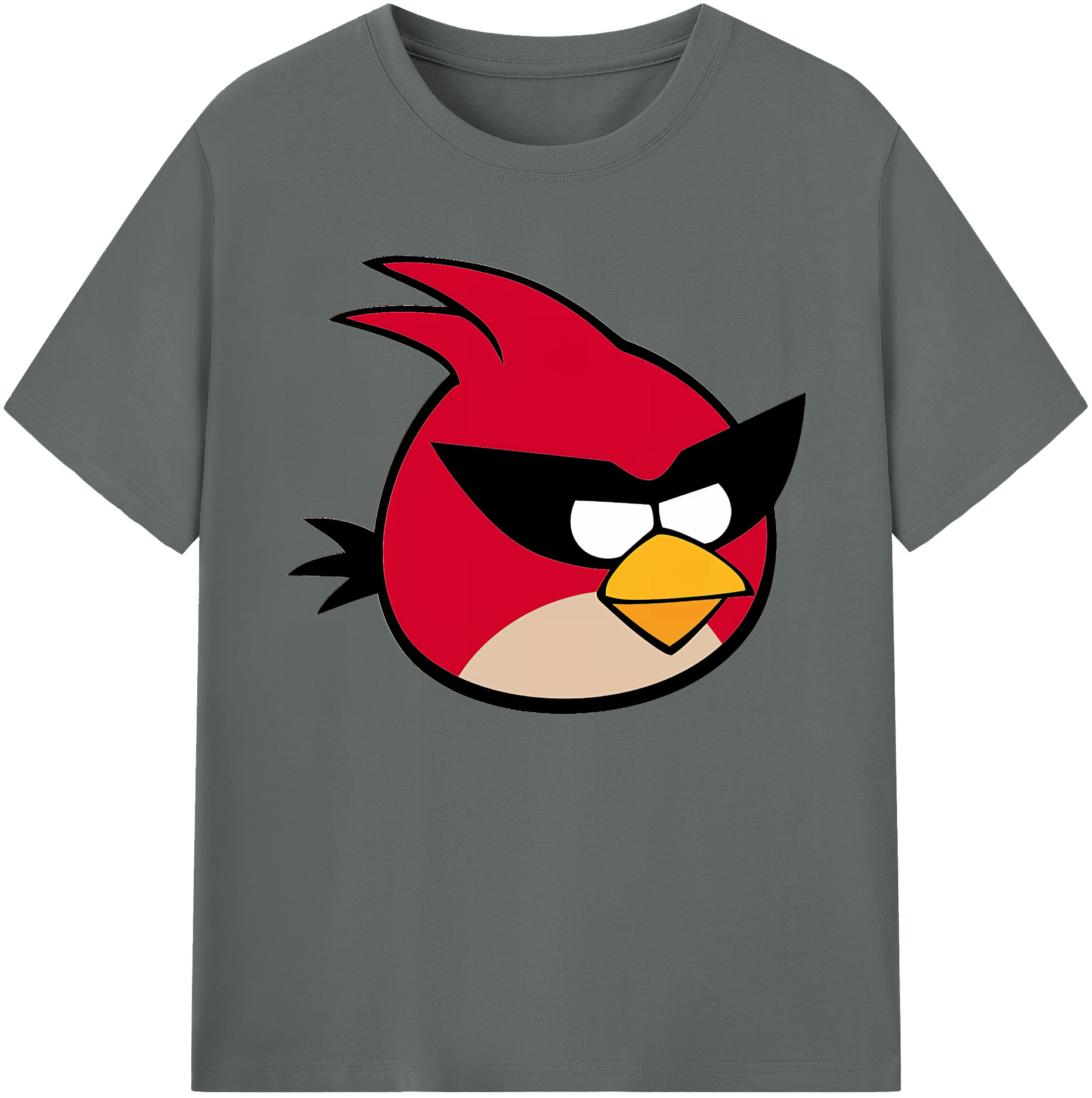 （画像用） Angry Birds アングリーバード 綿100％ メンズ半袖Tシャツ｜肌触りやわらか＆通気性
